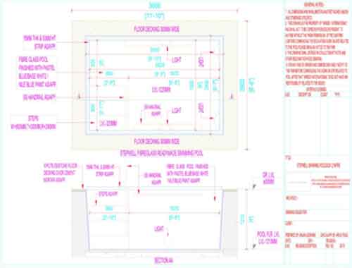 Fiberglass Rectangular Swimming Pool Manufacturer in Delhi